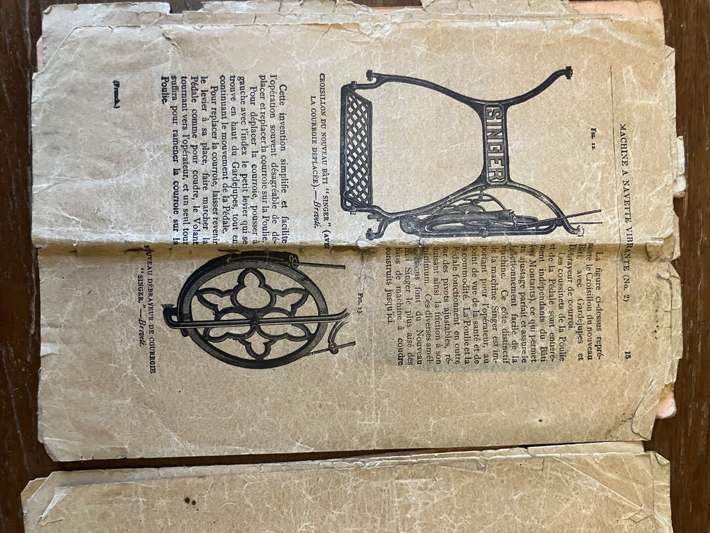 Treadle stand illustration